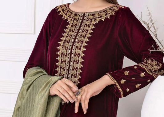 Brand: Limelight-Burgundy-Velvet