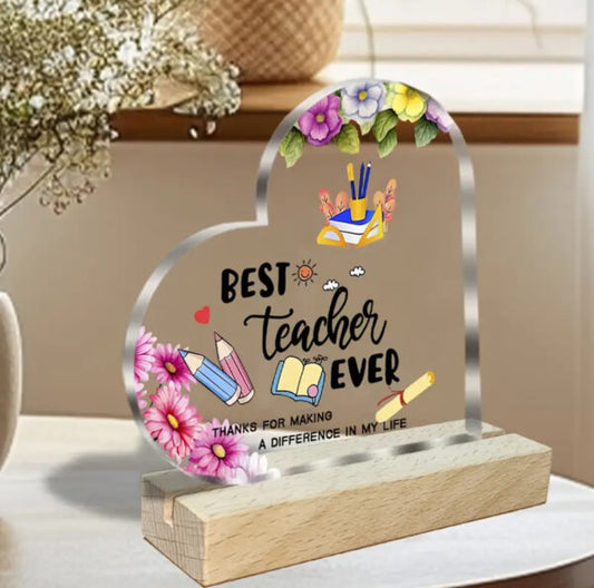 Acrylic Heart shape Gift