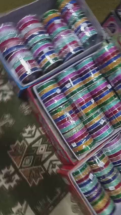 Multi Colour-Metal Bangles-Ladies