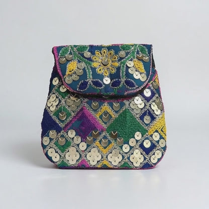 Teal Blue-kids Purse